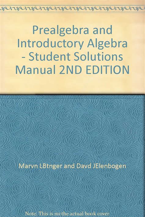 Student s solutions manual for prealgebra introductory algebra. - Mazda premacy motore manuale di servizio.