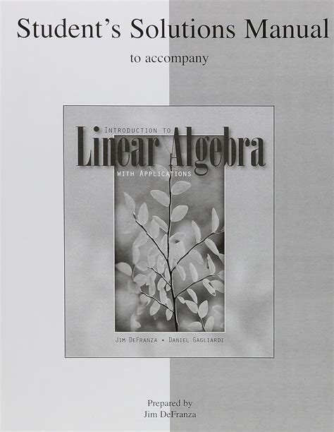Student solution manual linear algebra defranza. - 2000 honda cg 125 workshop manual.