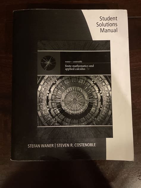Student solutions manual by stefan waner. - Manual de formacao em genero da oxfam manual de formacao em genero da oxfam.