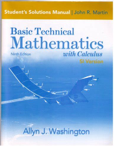 Student solutions manual for basic technical mathematics and basic technical mathematics with calculus. - Beechcraft 99 airliner service manual parts 6 manuals.