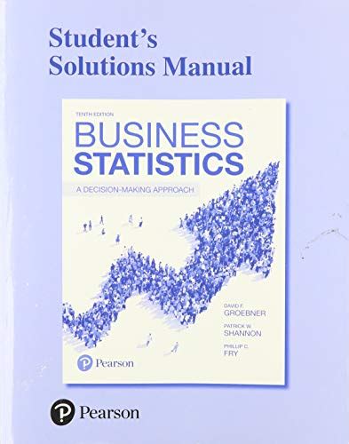 Student solutions manual for business statistics groebner. - Aeloude en hedendaegsche scheeps-bouw en bestier..