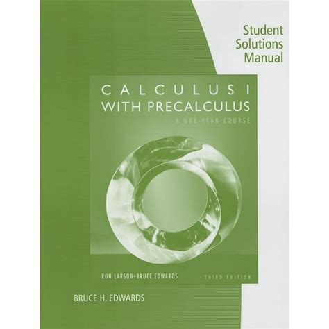 Student solutions manual for calculus i with integrated precalculus. - Smith and wesson revolver repair manual german.