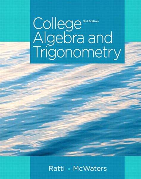 Student solutions manual for college algebra and trigonometry a unit. - Vergleichende untersuchungen zu müssen und können in den balkansprachen.