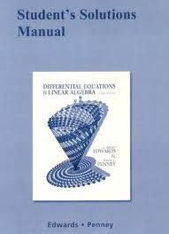 Student solutions manual for differential equations and linear algebra 3th third edition. - Toyota avensis werkstatt reparaturanleitung 2002 2007.