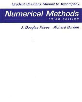 Student solutions manual for fairesburdens numerical methods 3rd. - Globale aidskrise von richard g marlink.
