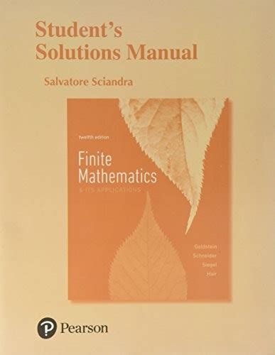 Student solutions manual for finite mathematics and mathematics with applications. - Vom heiligen joseph und seiner verehrung in luxemburg.