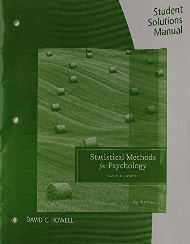 Student solutions manual for howells statistical methods for psychology 8th. - Lister hr3 hr hrw dieselmotor werkstatthandbuch.