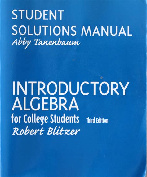 Student solutions manual for introductory algebra for college students. - Über die moderne bürgerliche politische ökonomie.