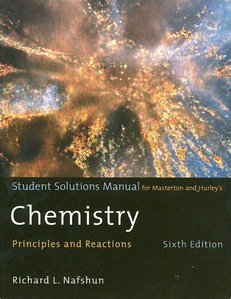 Student solutions manual for masterton hurley s chemistry principles and. - Manual de operación de la bomba de vacío kaeser csv150.