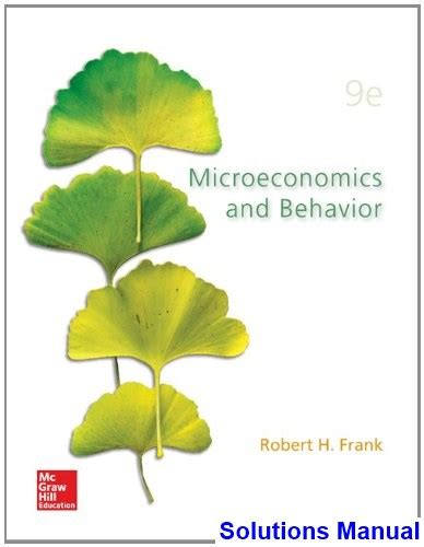 Student solutions manual for microeconomics and behavior. - El pequeño libro rojo del golf.