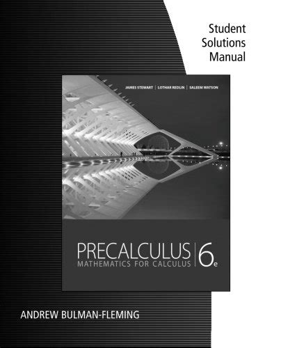 Student solutions manual for stewart redlin watsons precalculus mathematics for calculus 6th. - Pouvoirs et territoires dans les états de savoie.