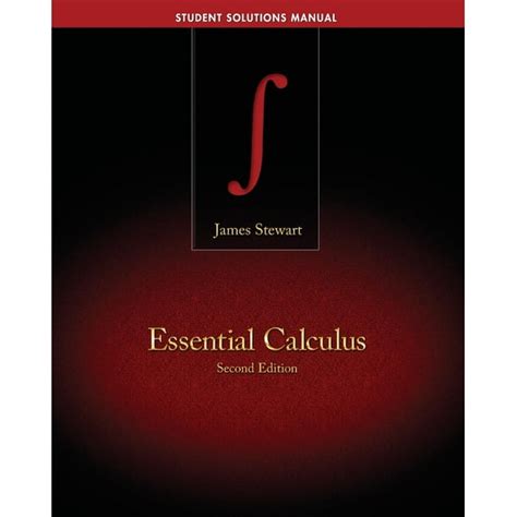 Student solutions manual for stewarts essential calculus 2nd. - Repair manual sylvania 6842pe plasma display.