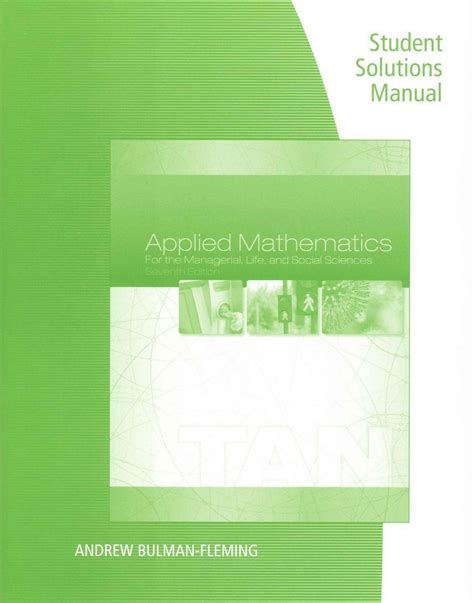 Student solutions manual for tans applied mathematics for the managerial life and social sciences 7th. - Gsxr 1100 service manual free download.