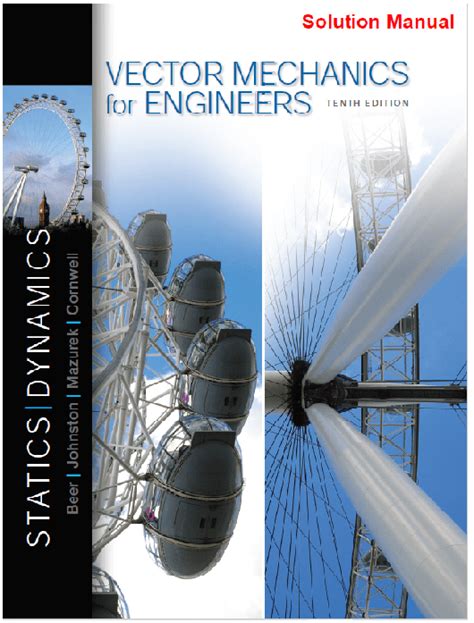 Student solutions manual for vectors mechanics. - Rubén gonzález visto por varios autores..