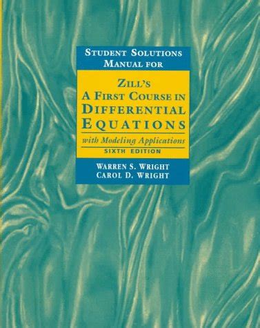 Student solutions manual for zills first course in differential equations with modeling applications mathematics series. - Calculated electronic properties of ordered alloys a handbook the elements and their 3d 3d and 4.