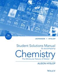Student solutions manual to accompany chemistry the molecular nature of matter. - Service handbuch hitachi cv 790 bs pg staubsauger.