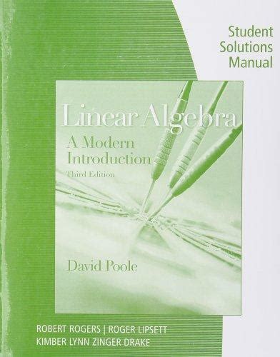 Student solutions manual with study guide for pooles linear algebra a modern introduction 3rd by david poole 2011 05 05. - Praktische statistiek met behulp van de pocket-calculator.