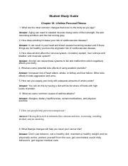 Student study guide chapter 18 lifetime personal fitness. - Changes in 6th edition of apa publication manual.