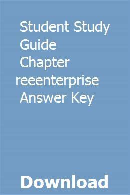 Student study guide chapter freeenterprise answer key. - Hitachi da 1000 service manual german.