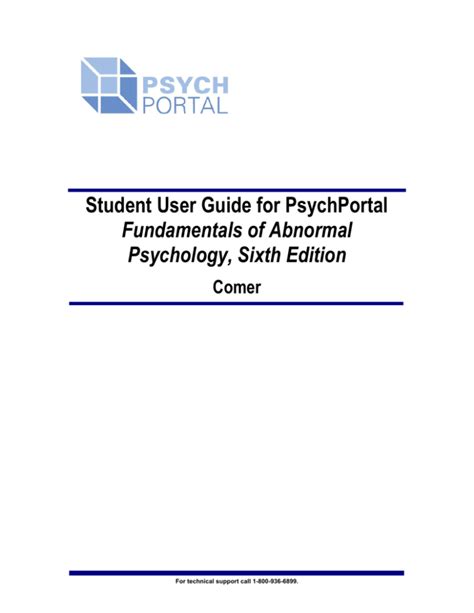 Student user guide for psychportal psychology second edition. - Apple imagewriter lq service repair manual.