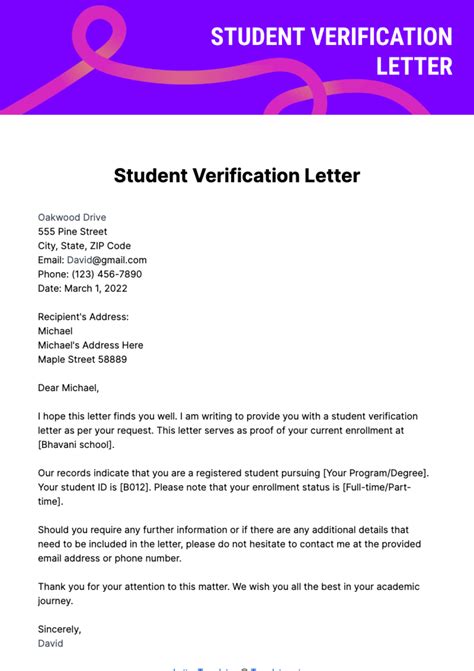 Student verification letter from school.  Log in to view your financial aid...