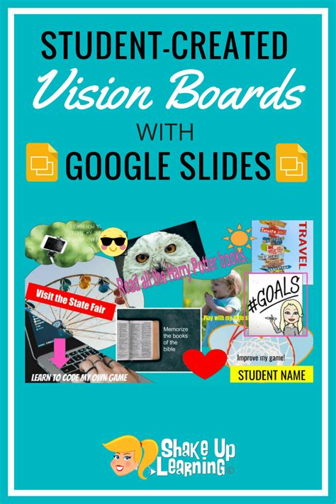 StudentCreated Vision Boards with Google Slides Shake Up Learning in