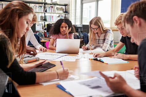 Students Around Table Pictures, Images and Stock Photos