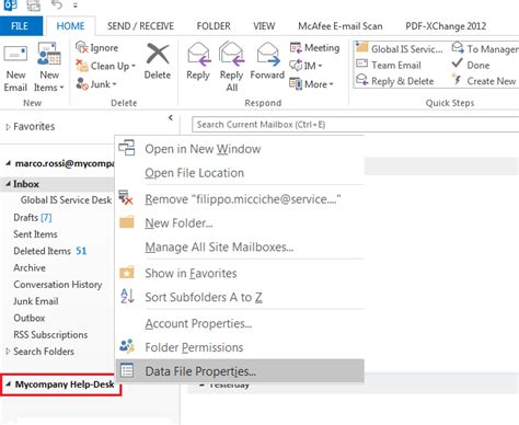 Students and contractors accessing shared mailboxes How do I configure Outlook 2013 to access