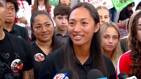 Students and staff surprise Coral Gables High School athletic trainer in honor of National Self-Care Month