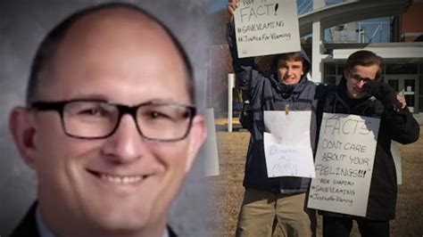 Students and teacher rally around fired Webster Groves teacher