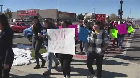 Students at Denver school walk out of classes, ask for a safer campus