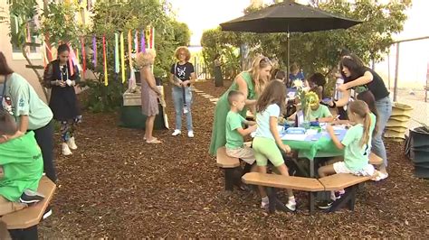 Students at North Beach Elementary spend Earth Day outdoors