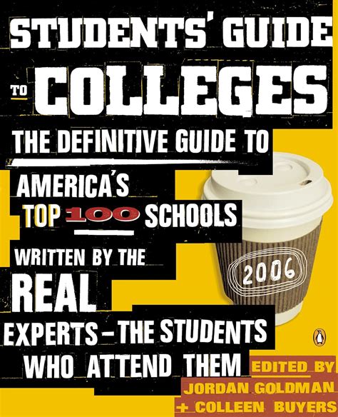 Students guide to colleges the definitive guide to americas top 100 schools written by the real experts t. - Blalla w. hallmann : galerie michael horbach, 1986.