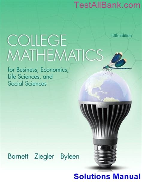 Students solutions manual for college mathematics for business economics life sciences and social sciences. - Spread spectrum and cdma solution manual.