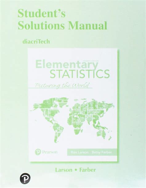 Students solutions manual for elementary statistics picturing the world. - Marco conceptual y operativo del banco de proyectos exitosos.