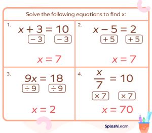 Students struggling to master solving one step equations using