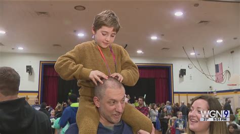 Students surprise classmate with head-shaving birthday party