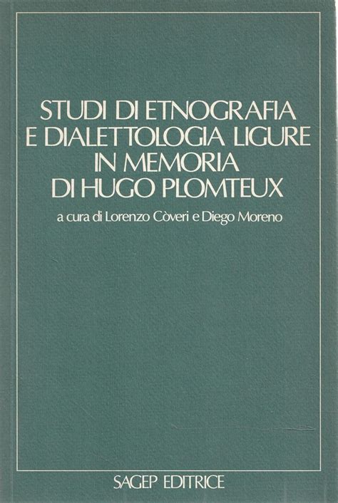 Studi di etnografia e dialettologia ligure in memoria di hugo plomteux. - Board of health lifeguard test study guide.
