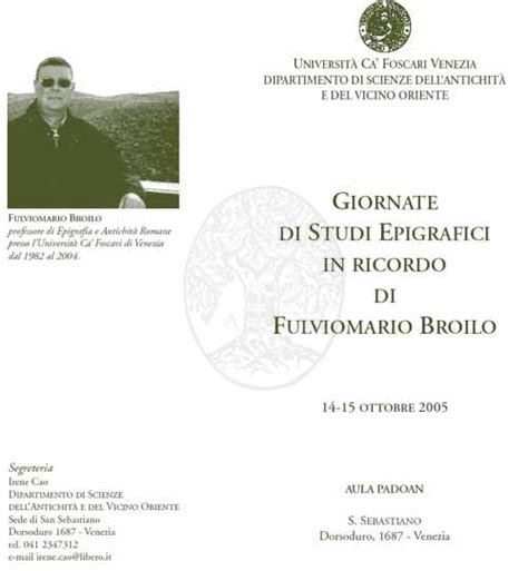 Studi in ricordo di fulviomario broilo. - Immersionplus italian with listening guide italian edition.