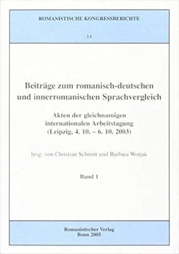 Studien zum romanisch deutschen und innerromanischen sprachvergleich. - Yanmar 4jh hte 4jh dte schiffsdieselmotor reparaturanleitung.