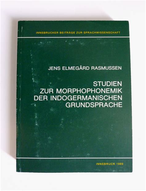 Studien zur morphophonemik der indogermanischen grundsprache. - Die renaissance-architektur italiens: aufrisse, durchschnitte und details in ....