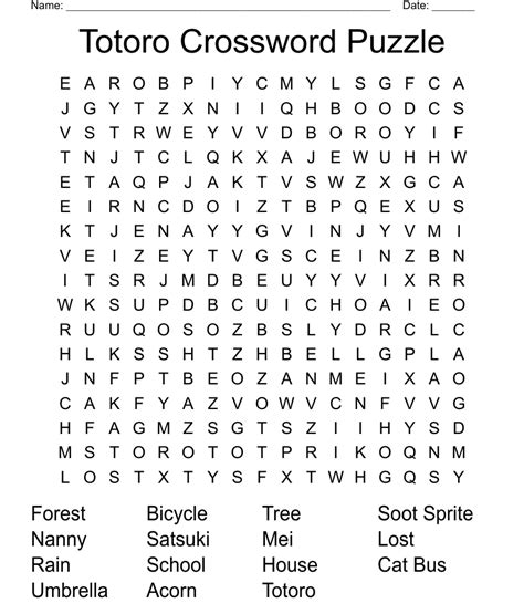The crossword clue "My Neighbor __": Studio 
