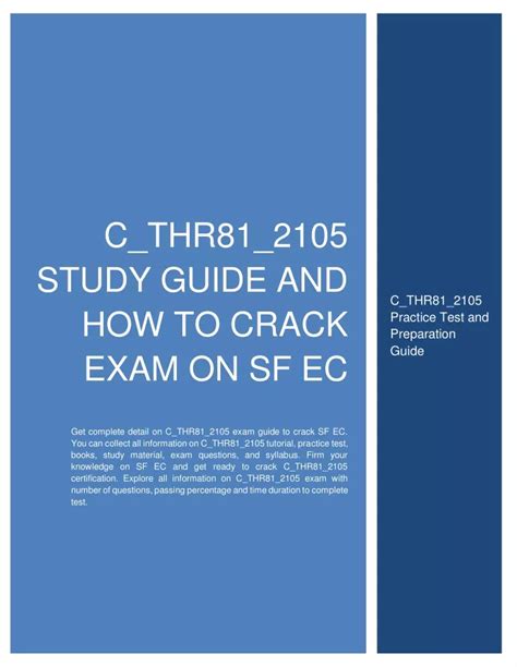 Study C-THR81-2105 Plan