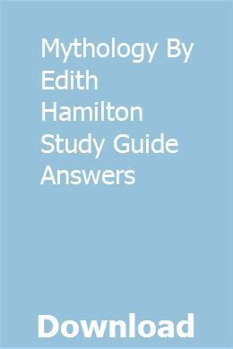 Study Mythology Guide Hamilton Edith Answers