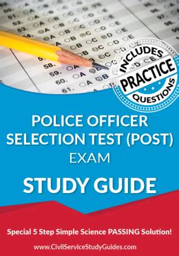 Study Officer Test Selection Guide Police