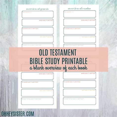 Study Old Guide Testament