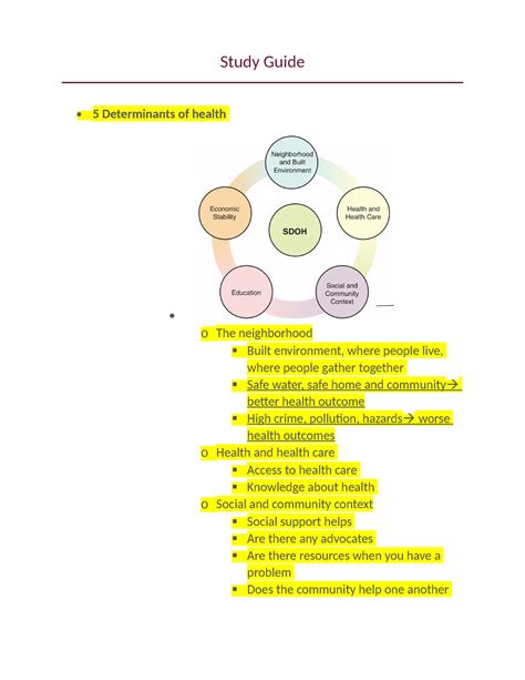 Study Public Guide Health