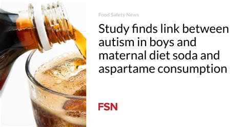 Study finds link between drinking some diet soda during pregnancy and autism in boys