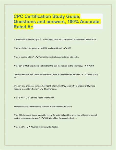 Study guide 2015 for cpc exam. - Linear algebra solution manual final exam.