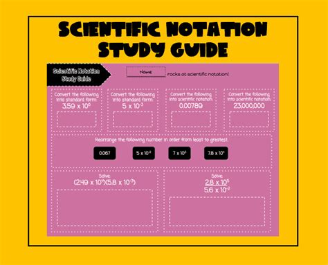 Study guide and intervention scientific notation. - 7 cuentos de misterio/ mistery tales.